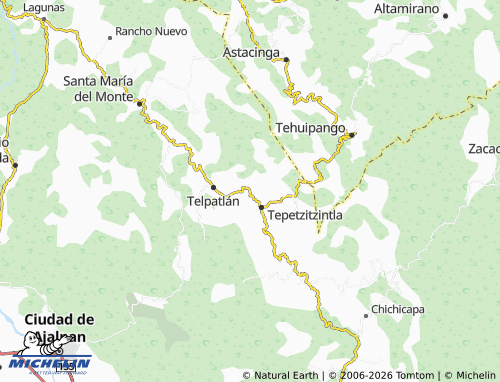 MICHELIN 4 Caminos map - ViaMichelin
