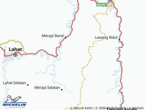 MICHELIN-Landkarte Lebak Budi - ViaMichelin