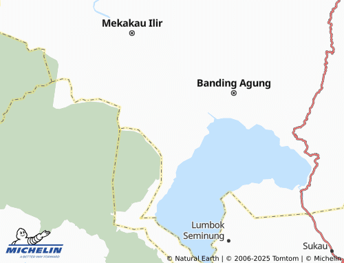 MICHELIN Suka Negeri map - ViaMichelin