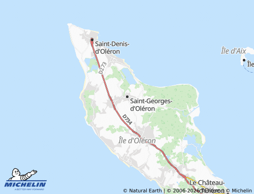 Mapa MICHELIN Saint-Georges-d'Oléron - ViaMichelin