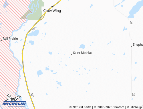 Mapa MICHELIN Saint Mathias - ViaMichelin