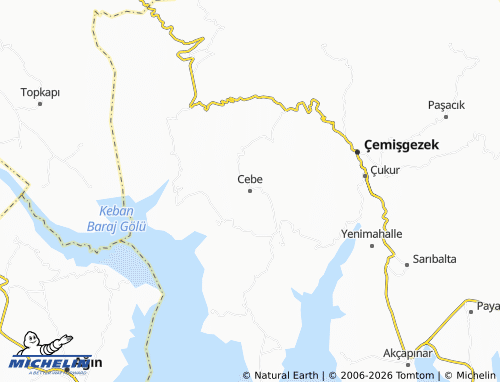 Mappa MICHELIN Cebe - ViaMichelin