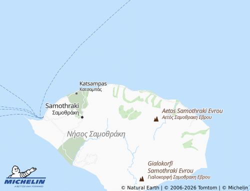 Carte MICHELIN Ano Karyotes - ViaMichelin