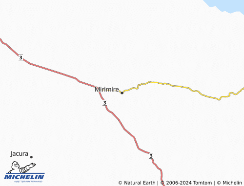 MICHELIN-Landkarte Mirimire - ViaMichelin