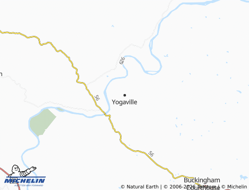 Carte MICHELIN Yogaville - ViaMichelin