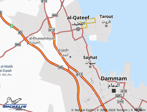 MICHELIN Al Malahah map - ViaMichelin
