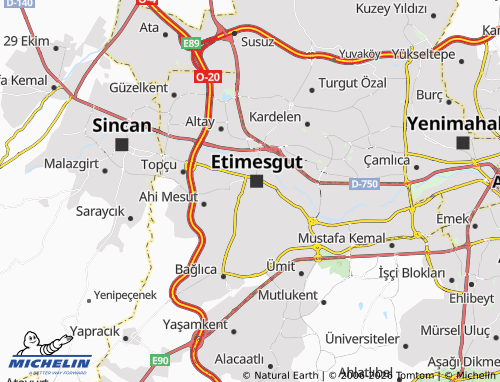 MICHELIN İstasyon map - ViaMichelin