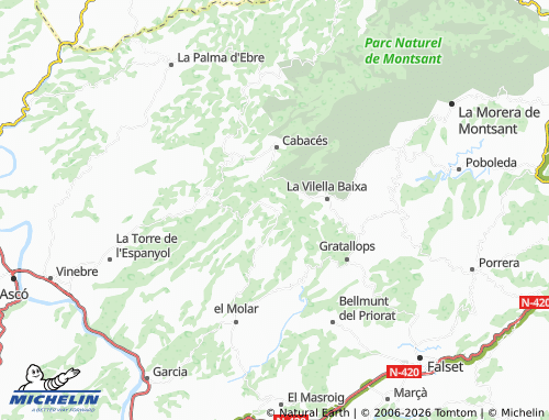Carte MICHELIN La Figuera - ViaMichelin