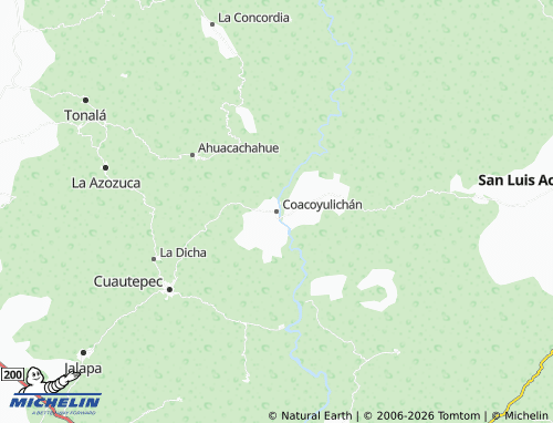 Mapa MICHELIN Coacoyulichán - ViaMichelin
