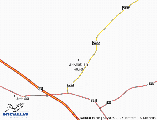 MICHELIN-Landkarte al-Khatilah - ViaMichelin
