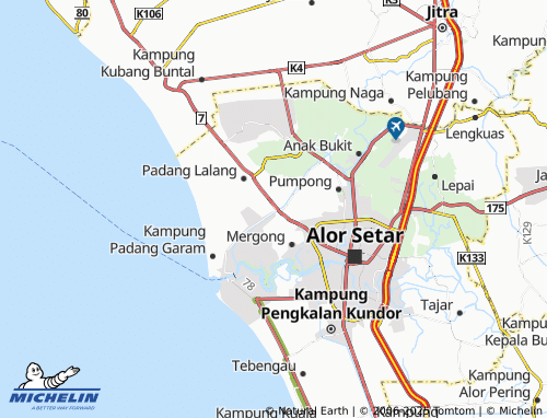 Mappa MICHELIN Taman Flora - ViaMichelin