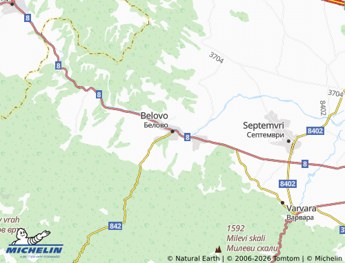 Mappa MICHELIN Belovo - ViaMichelin