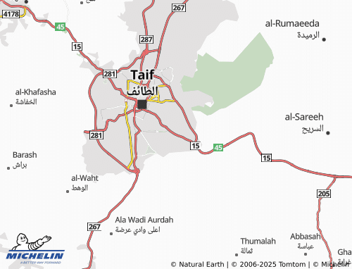 MICHELIN Nakhab District map - ViaMichelin