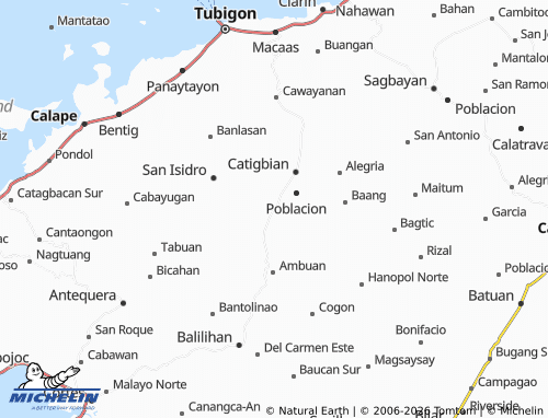 Mappa MICHELIN Poblacion Weste - ViaMichelin