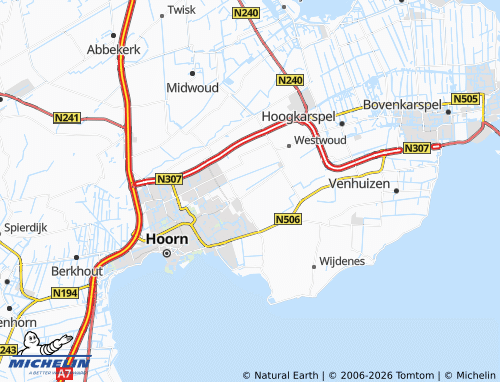 Mapa MICHELIN Oosterblokker - ViaMichelin
