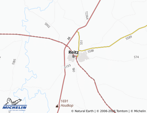 Kaart MICHELIN Reitz - ViaMichelin