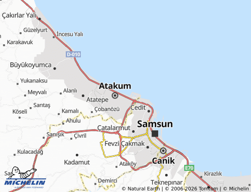 MICHELIN Denizevleri map - ViaMichelin