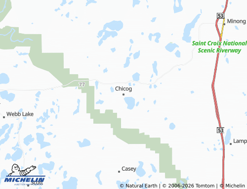 Mapa MICHELIN Chicog - ViaMichelin