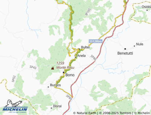 MICHELIN Anela map - ViaMichelin