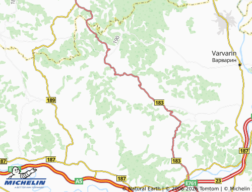 Kaart MICHELIN Parcane - ViaMichelin