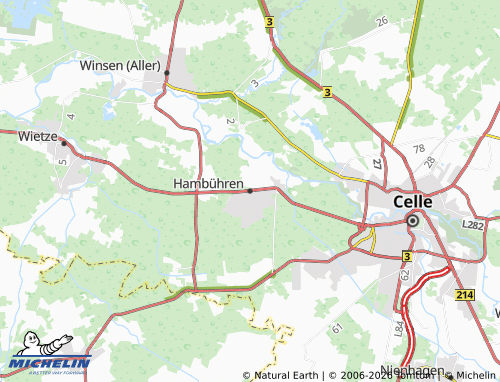 MICHELIN Hambühren map - ViaMichelin