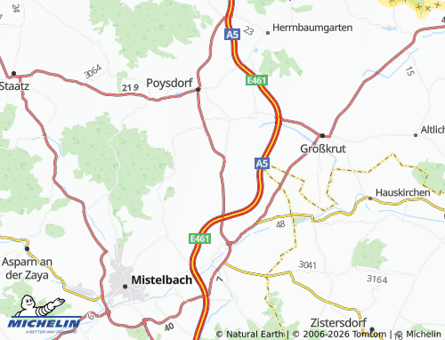 MICHELIN Erdberg map - ViaMichelin
