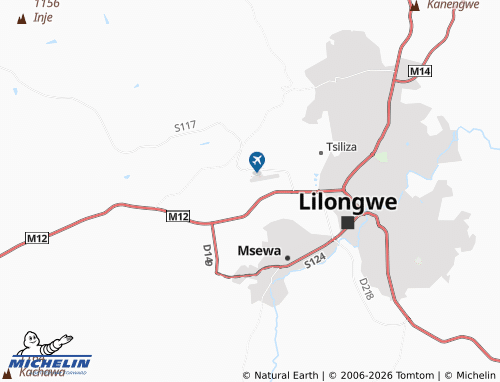 MICHELIN Mwandumba map - ViaMichelin