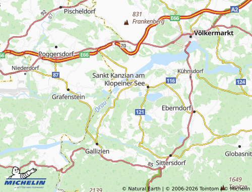 MICHELIN Weitendorf map - ViaMichelin