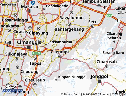 MICHELIN Limusnunggal map - ViaMichelin