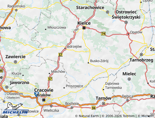 Mappa MICHELIN Pińczowski - ViaMichelin