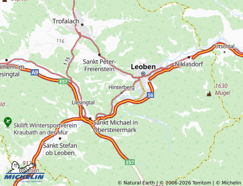 Mapa MICHELIN Hinterberg - ViaMichelin