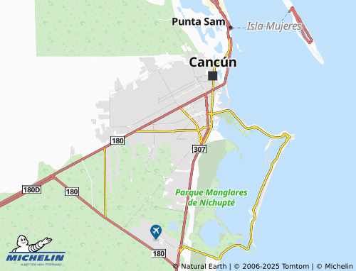 MICHELIN Región 506, El Pedregal map - ViaMichelin