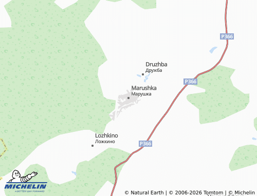 MICHELIN-Landkarte Marushka - ViaMichelin
