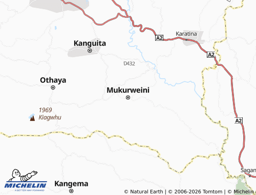 MICHELIN Mukurweini map - ViaMichelin