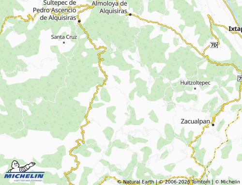 Mappa MICHELIN Mextepec - ViaMichelin