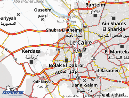 Mappa MICHELIN Meet Oqbah - ViaMichelin