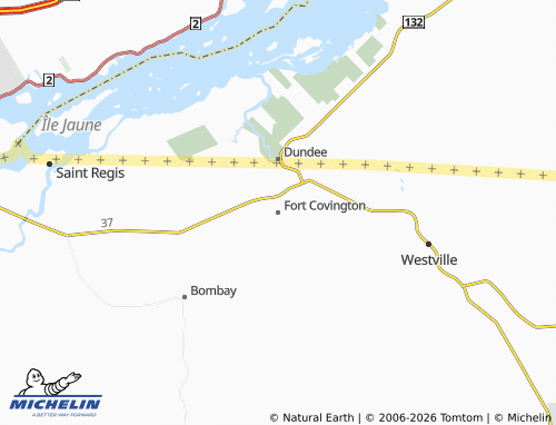 Mapa MICHELIN Fort Covington - ViaMichelin