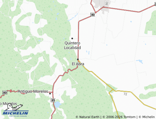 MICHELIN El Abra map - ViaMichelin