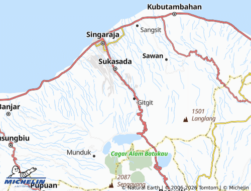 Mappa MICHELIN Ambengan - ViaMichelin