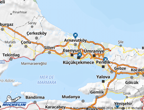Mapa MICHELIN Esenyurt - ViaMichelin