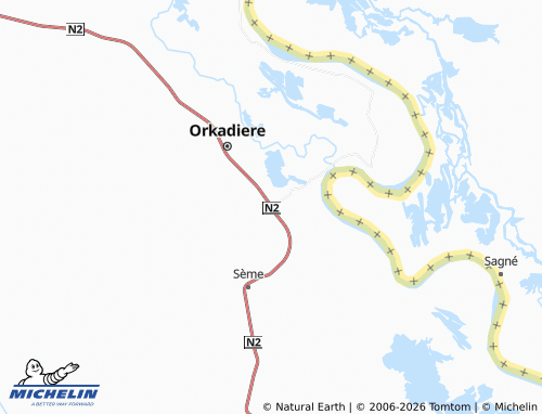 Mappa MICHELIN Gassambéri - ViaMichelin