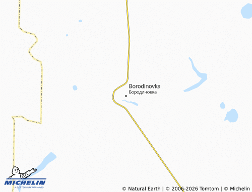 MICHELIN-Landkarte Borodinovka - ViaMichelin