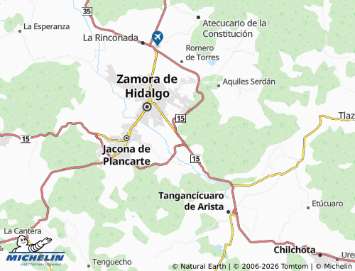 Mapa MICHELIN Los Pinos, Chaparaco - ViaMichelin