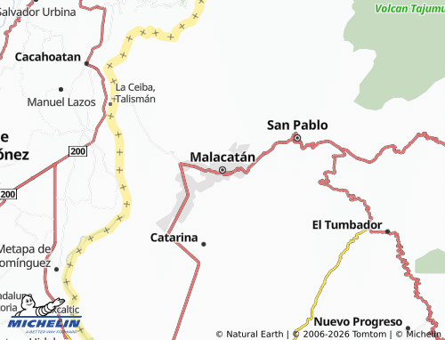 MICHELIN-Landkarte Malacatán - ViaMichelin