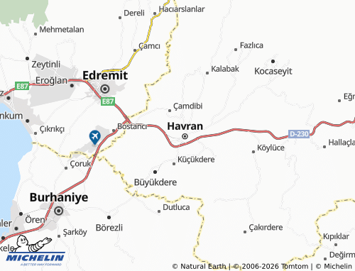Mappa MICHELIN Ebubekir - ViaMichelin
