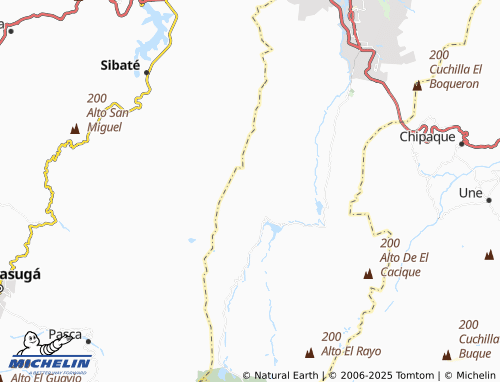 MICHELIN Las Mercedes Rural map - ViaMichelin