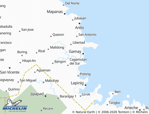 Mappa MICHELIN Gamay Central - ViaMichelin