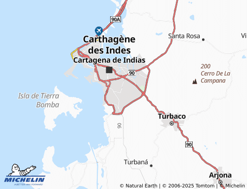 MICHELIN Nazareno map - ViaMichelin