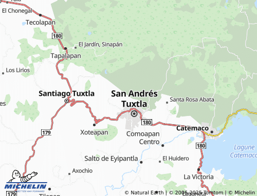MICHELIN Tonalapán map - ViaMichelin