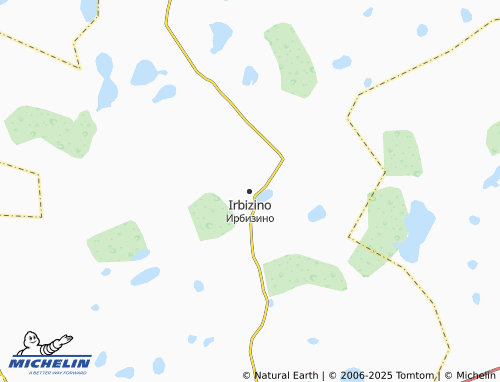 MICHELIN Irbizino map - ViaMichelin